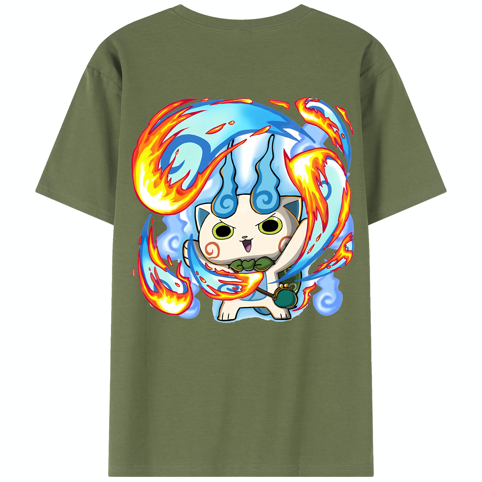 （画像用） 妖怪ウォッチ Yo-kai Watch 綿100％半袖Tシャツ（背面プリント）